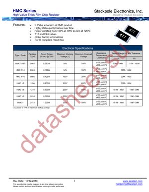 HMC0805KT300M datasheet  